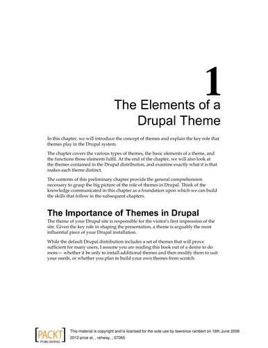 Cover of the book Drupal 6 Themes by Ric Shreves.