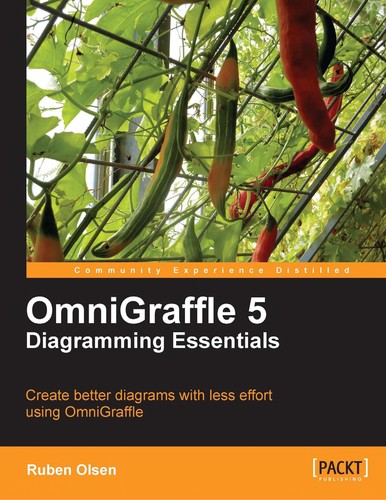 Cover of the book OmniGraffle 5: Diagramming Essentials by Ruben Timmerman.