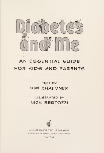 Cover of the book Diabetes and Me by Kim Chaloner.